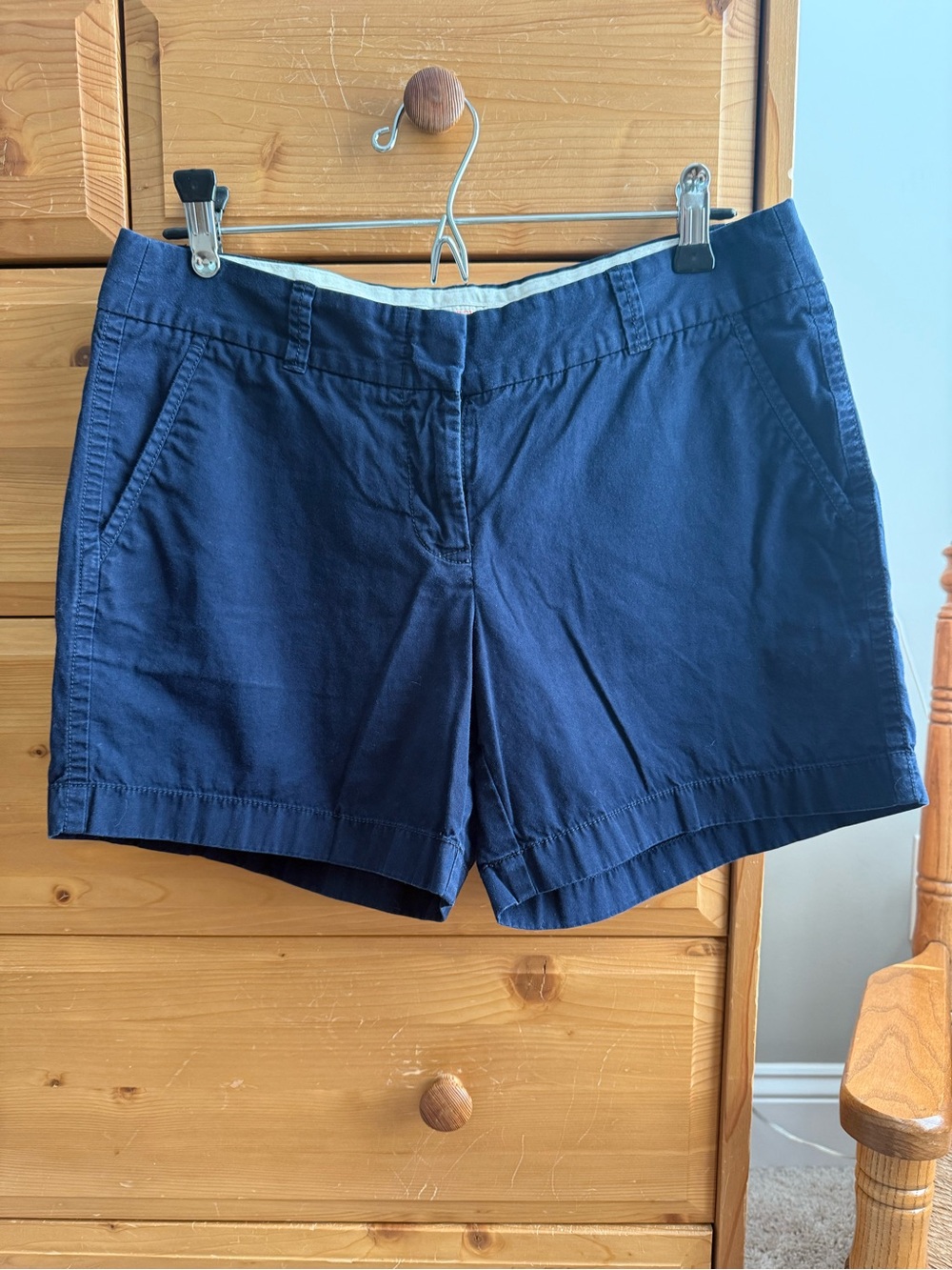 J. Crew Navy Cotton Chino Shorts